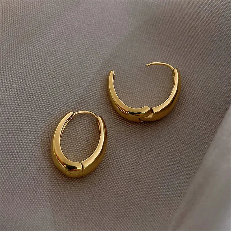 Vintage Hoop Drop Earrings