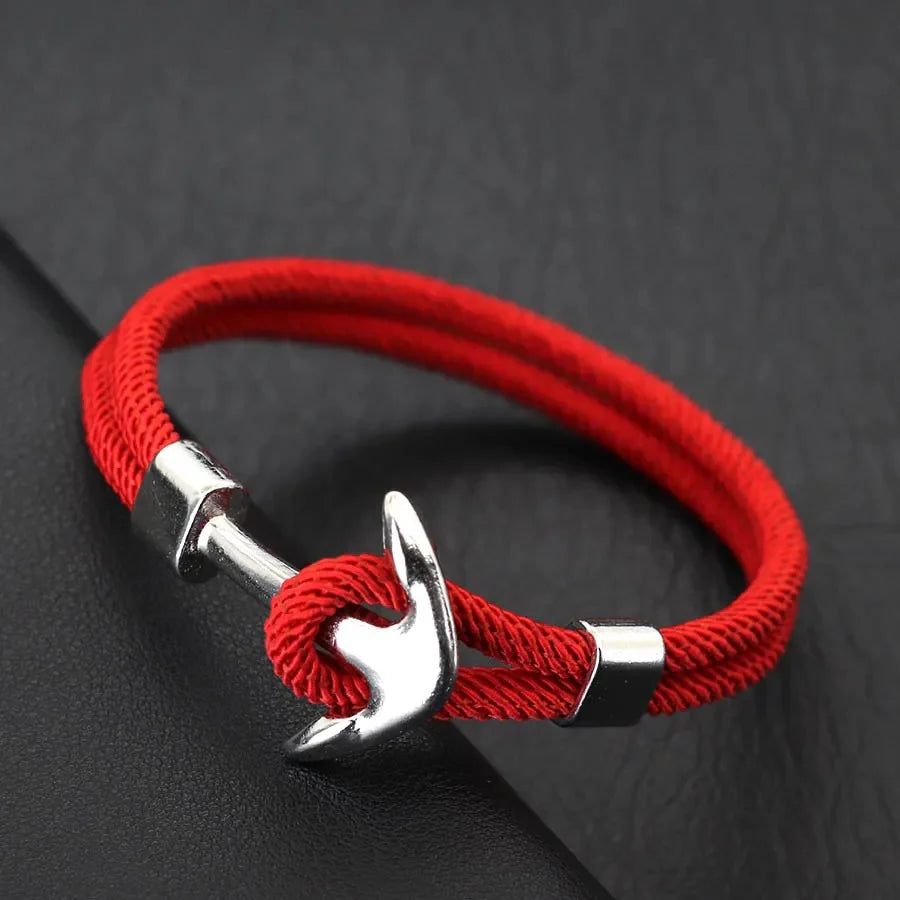 Anchor Milan Rope Bracelet For Men
