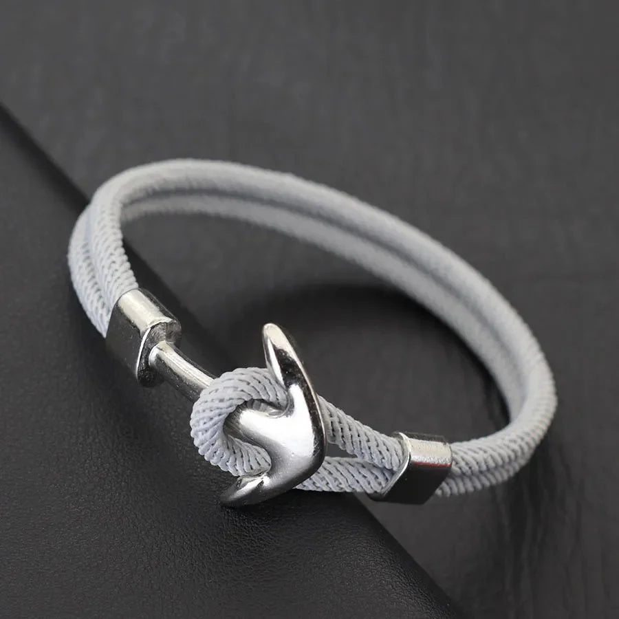 Anchor Milan Rope Bracelet For Men